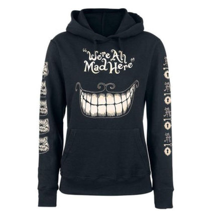 Womens outdoor printed hooded sweatshirt