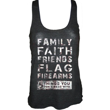 Womens Letter Print Casual Vest