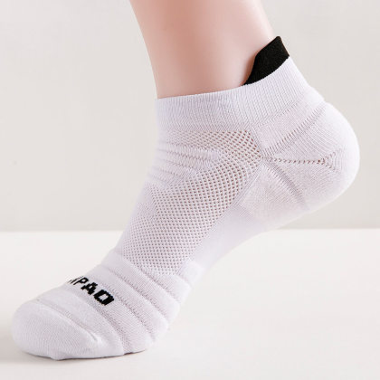 Professional sports socks men low cut terry running socks