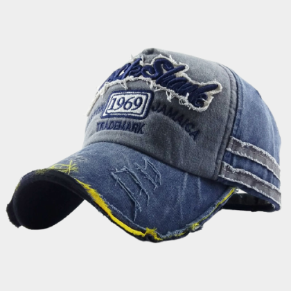 Antigua gorra de béisbol de 1969, sombrero completo lavado, sombrero de visera deshilachada, gorra de béisbol para hombres y mujeres