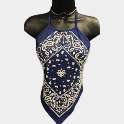 Bombshell Bandana Halter Top