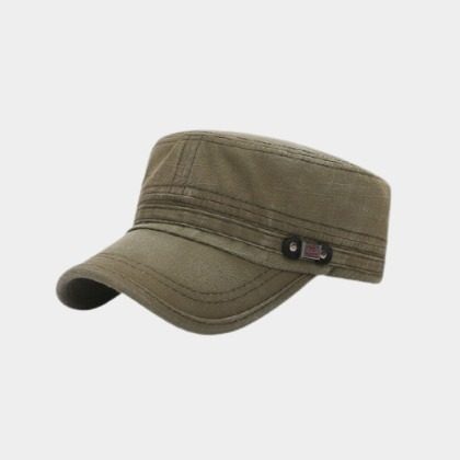 Mens Flat Top Outdoor Hat
