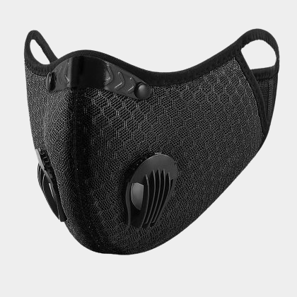 kn95 cycling mask outdoor running mask anti-smog and dust-proof bicycle protection for men and women adjustable breathing valve