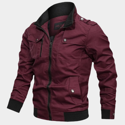 Outdoor-Sportjacke aus Baumwolle für Herren