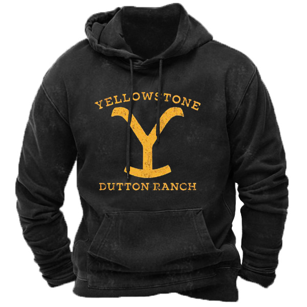 Yellowstone Riders Of Dutton Ranch Cowboy Men's Hoodie
