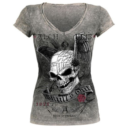 Womens outdoor leisure round neck T-shirt