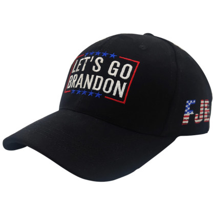 Gorra Ajustable Con Bordado Let's Go Brandon Para Hombre