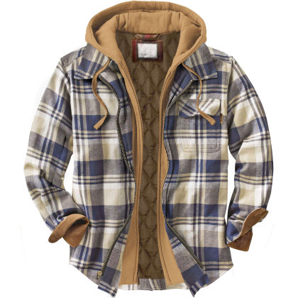 Chaqueta Con Capucha A Cuadros Casual Al Aire Libre De Otoño E Invierno Para Hombre