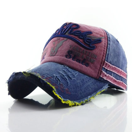 Old Bull Head Explosive Baseball Cap Washed Hat Sun Hat Baseball Cap Sun Hat